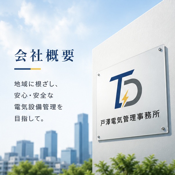 厚木市　戸澤電気管理事務所　会社概要